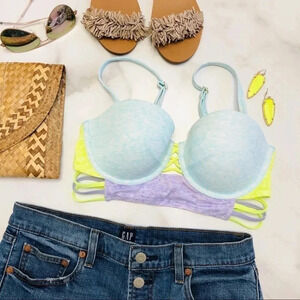 Victorias Secret MIDI Longline Bikini Top 34D